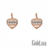 Золотые  серьги с бриллиантами