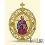 Икона серебряная с финифтьевым образом "Святой апостол Павел"