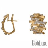 Золотые серьги с бриллиантами