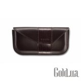 Constellation horizontal case in brown calf leather with lizard print detailing 0274953 end of line