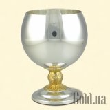 Бокал серебряный винный