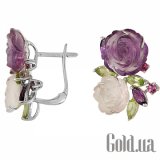 Fashion Золотые серьги с драгоценными камнями 7E33354W