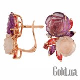 Fashion Золотые серьги с драгоценными камнями 7E33354R