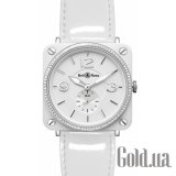 BR-S Ceramic White Dial & Diamonds