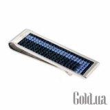 Зажим для денег SQUARE SLANT SW Сапфир Swarovski RP