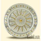Поднос серебряный с эксклюзивной алмазной гравировкой