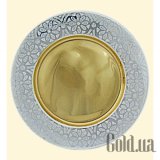 Тарелка серебряная