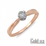 Fashion Золотое кольцо с бриллиантом 0,06 карат LR27586R