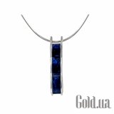 Серебряное колье с содалитом