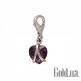 Серебряная подвеска для браслета/ колье с цирконом