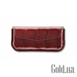 Constellation Burgundy calf leather case with mock croc detail