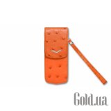 Constellation Ostrich Pouch Tangerine