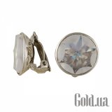 Серебряные клипсы с цирконами
