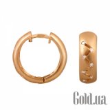 Золотые серьги с бриллиантами