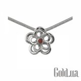 Серебряное колье с гранатом