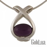 Серебряное колье с аметистом