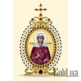 Икона серебряная с финифтьевым образом св. муч. Наталья
